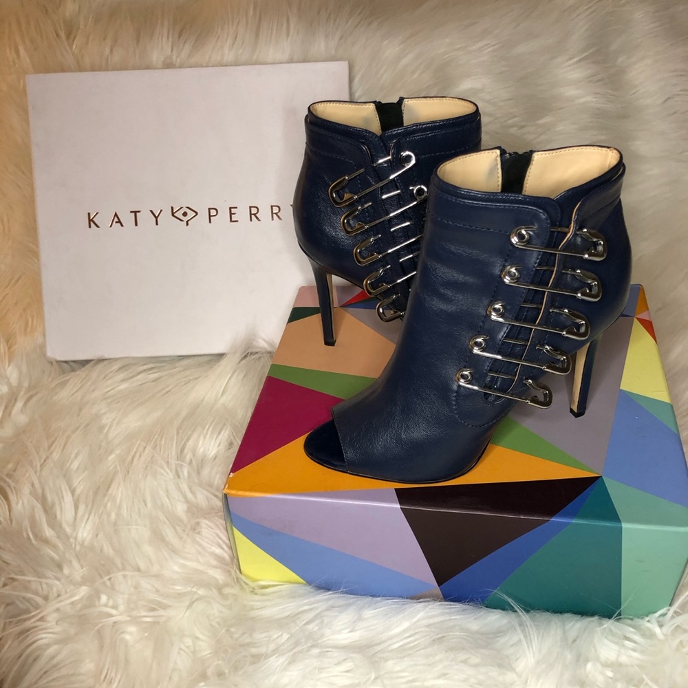 KATY PERRY COLLECTIONS-THE UNITY PEEP-TOE BOOTIES